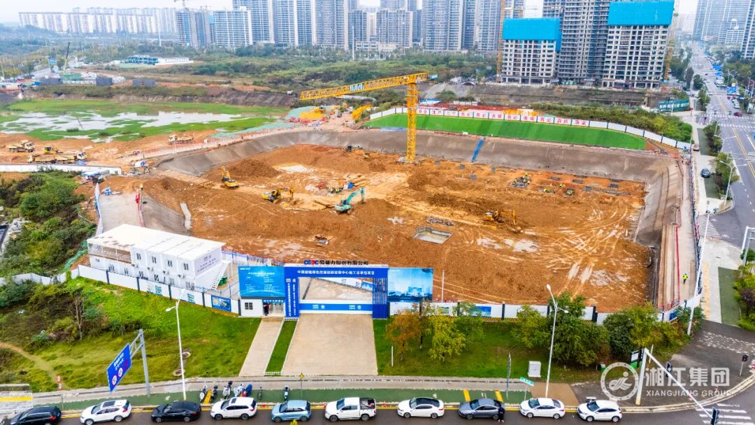  梅溪湖二期項目進展！中國能建綠色民爆創(chuàng)新發(fā)展中心項目建設提速