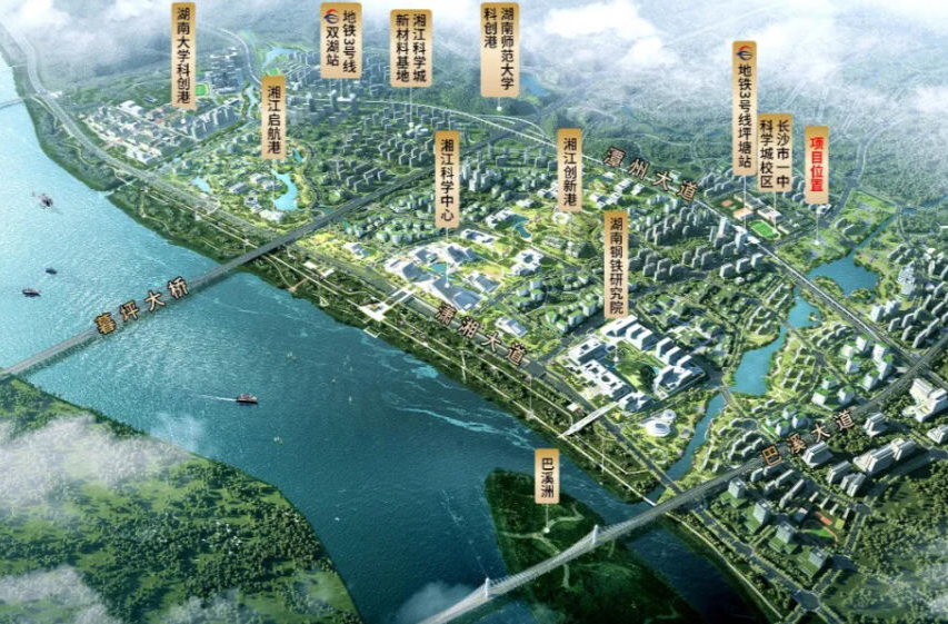 湘江科學(xué)城沖刺！片區(qū)首宗優(yōu)質(zhì)商住地塊成交